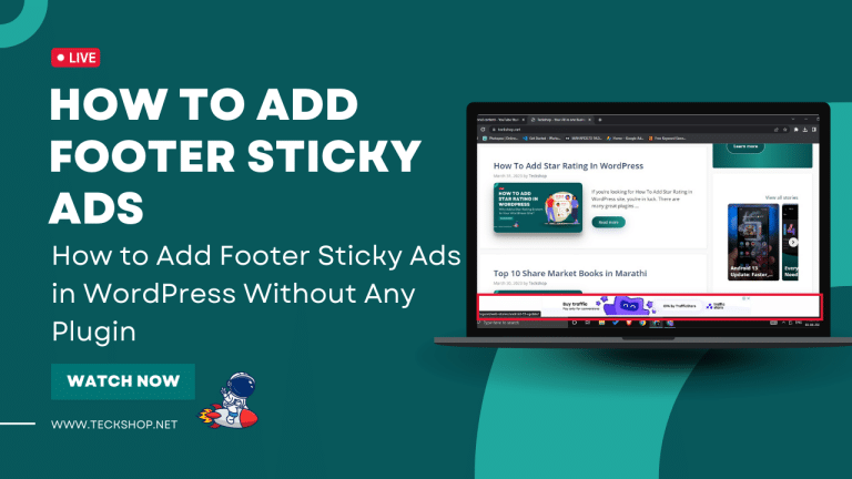 How to Add Footer Sticky Ads